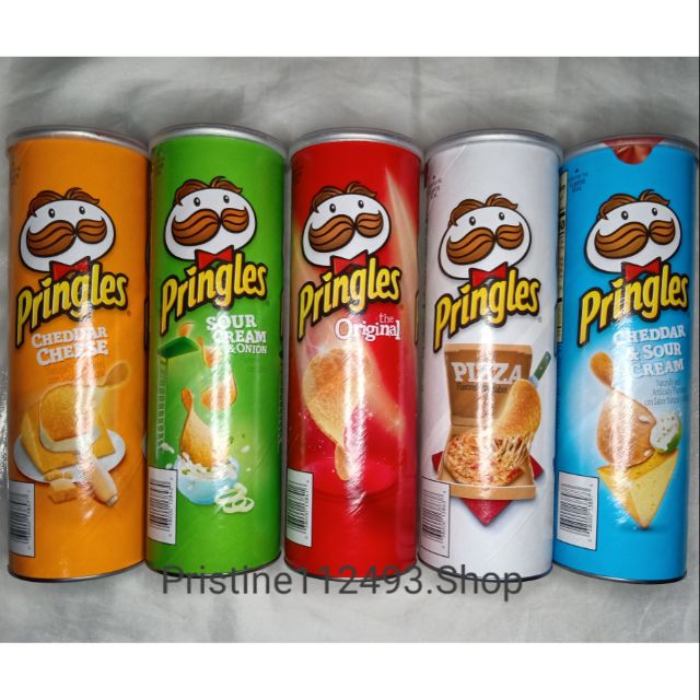 Pringles Potato Crisps 158g 149g Original CheddarCheese SourCream&Onion ...