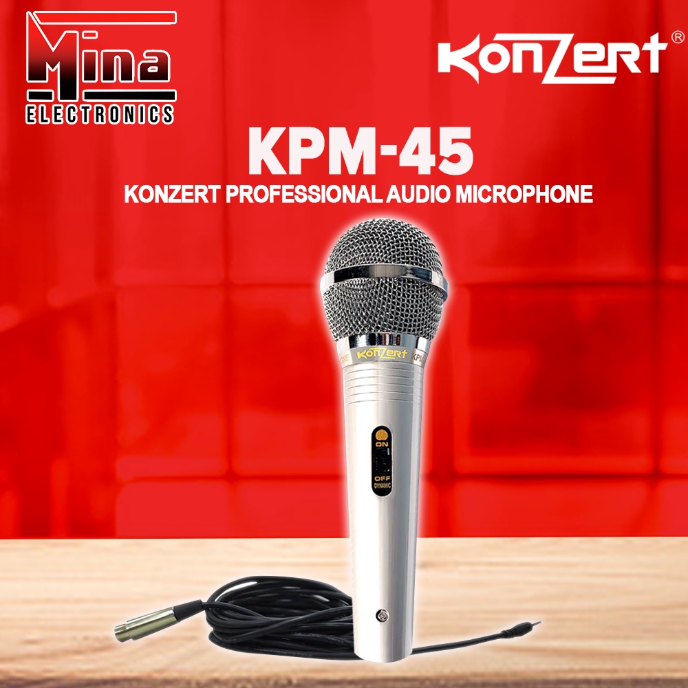 Konzert KPM-45 Professional Audio Microphone | Shopee Philippines