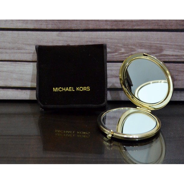 Original MICHAEL KORS Makeup Compact Mirror with Pouch | Shopee Philippines
