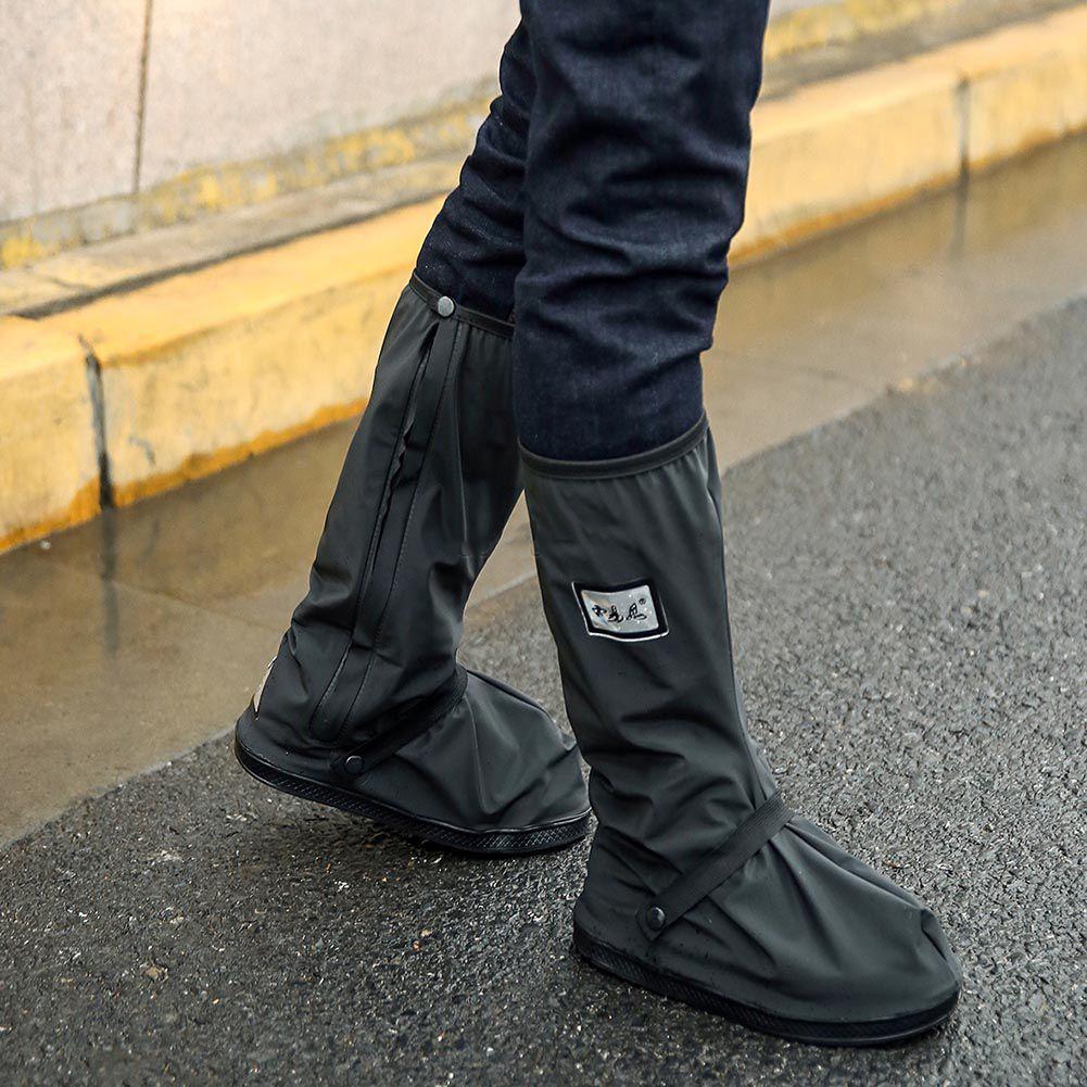 Mens Reusable Rain Shoe Covers Anti 