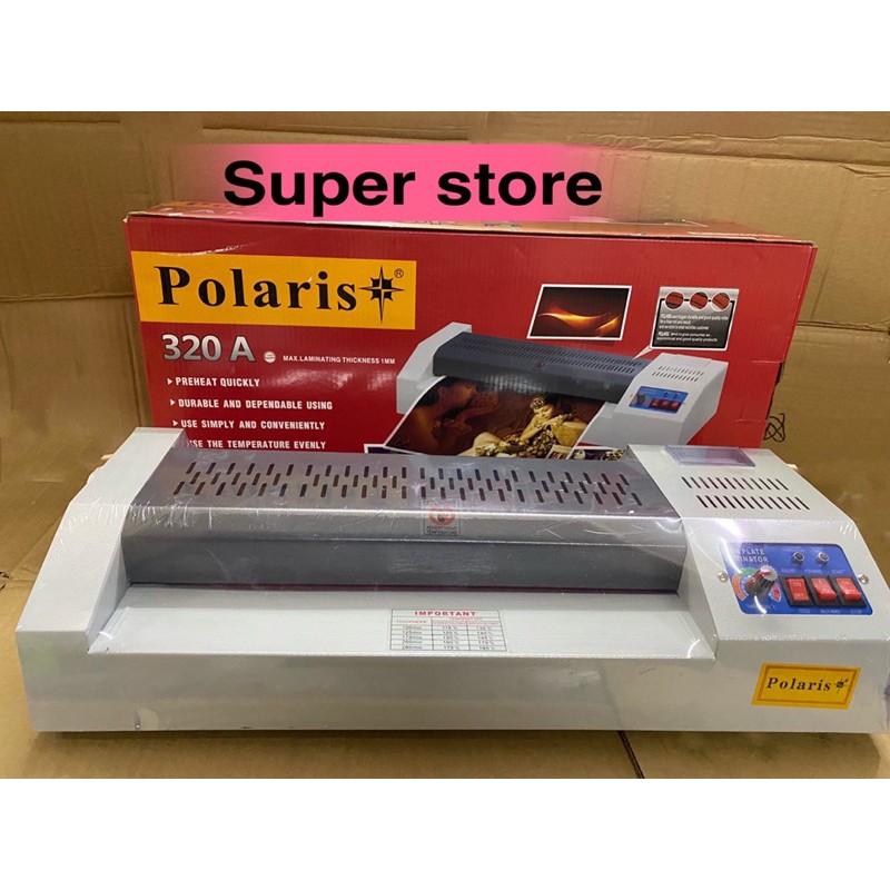 Polaris Hot And Cold Laminator Machine A3 A4 Size Shopee Philippines