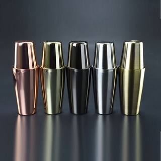 Silver Black Rose Gold Boston 800/600ml 750/600ml  Bar Cocktail Shaker #1