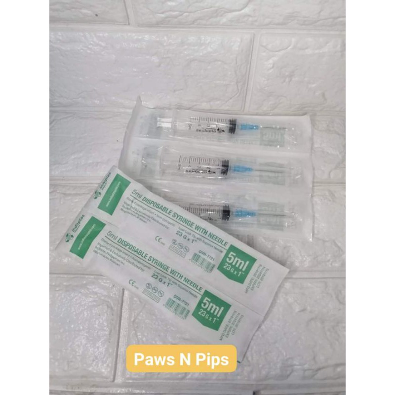 5ml Sterile Syringe Indoplas | Shopee Philippines