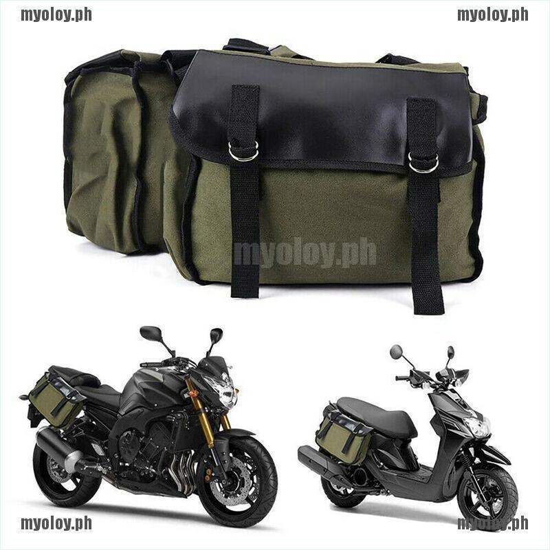 canvas motorcycle panniers