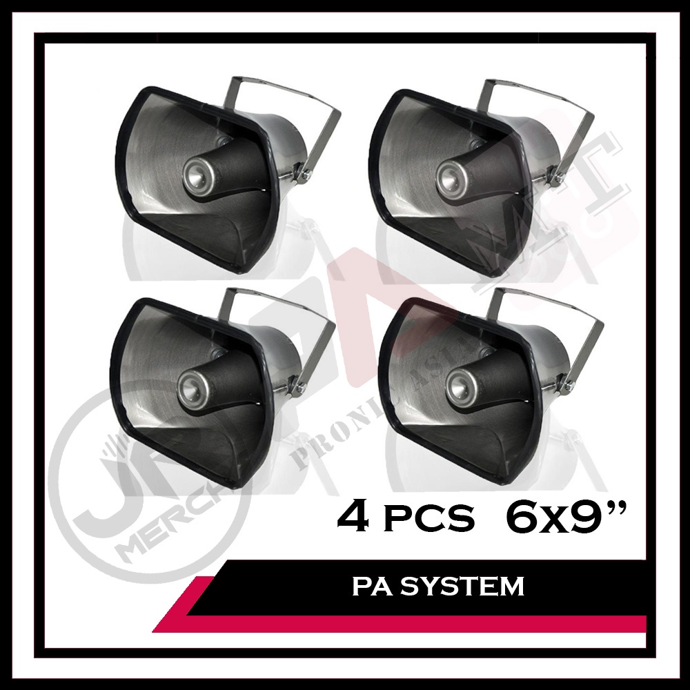 4pcs (H6X9) PA HORN TROMPA 6 x 9" Shopee Philippines