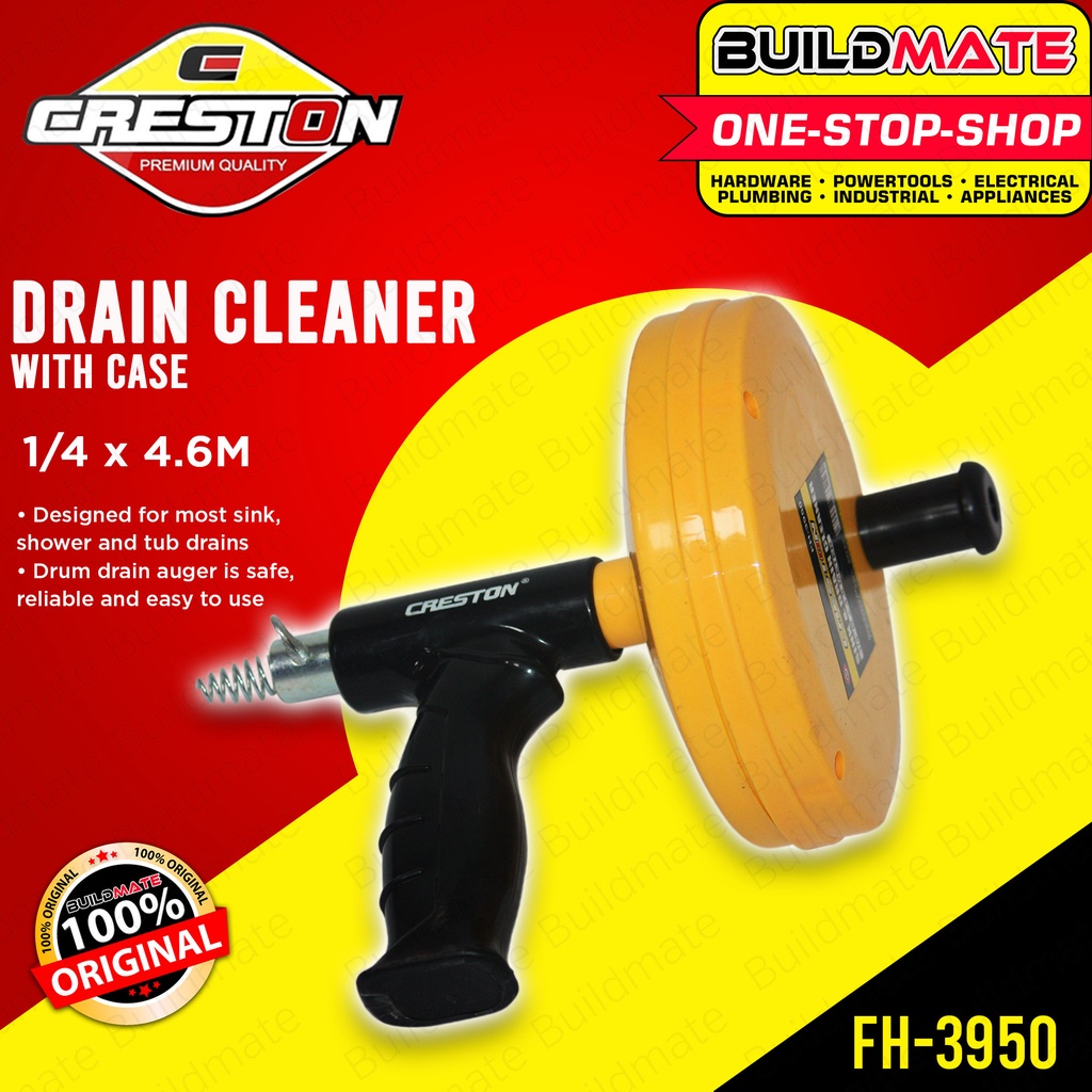 Creston Drain Cleaner With Case 14 X 46m Fh 3950 •buildmate• Shopee Philippines