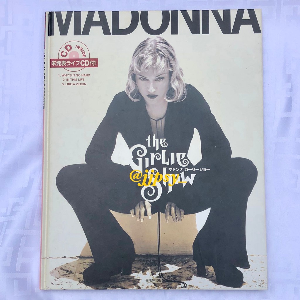 MADONNA The Girlie Show Photo Book (JAPAN EDITION) | Shopee Philippines