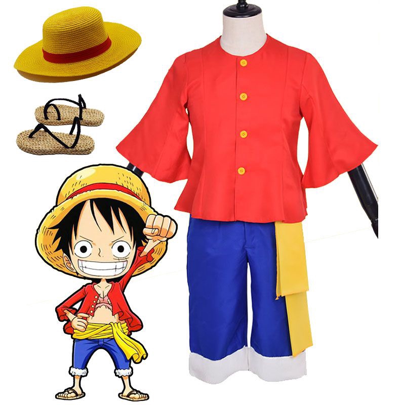 One Piece One Piece Monkey D Luffy New World Costume Outfits For Halloween Cosplay Party L Collectibles
