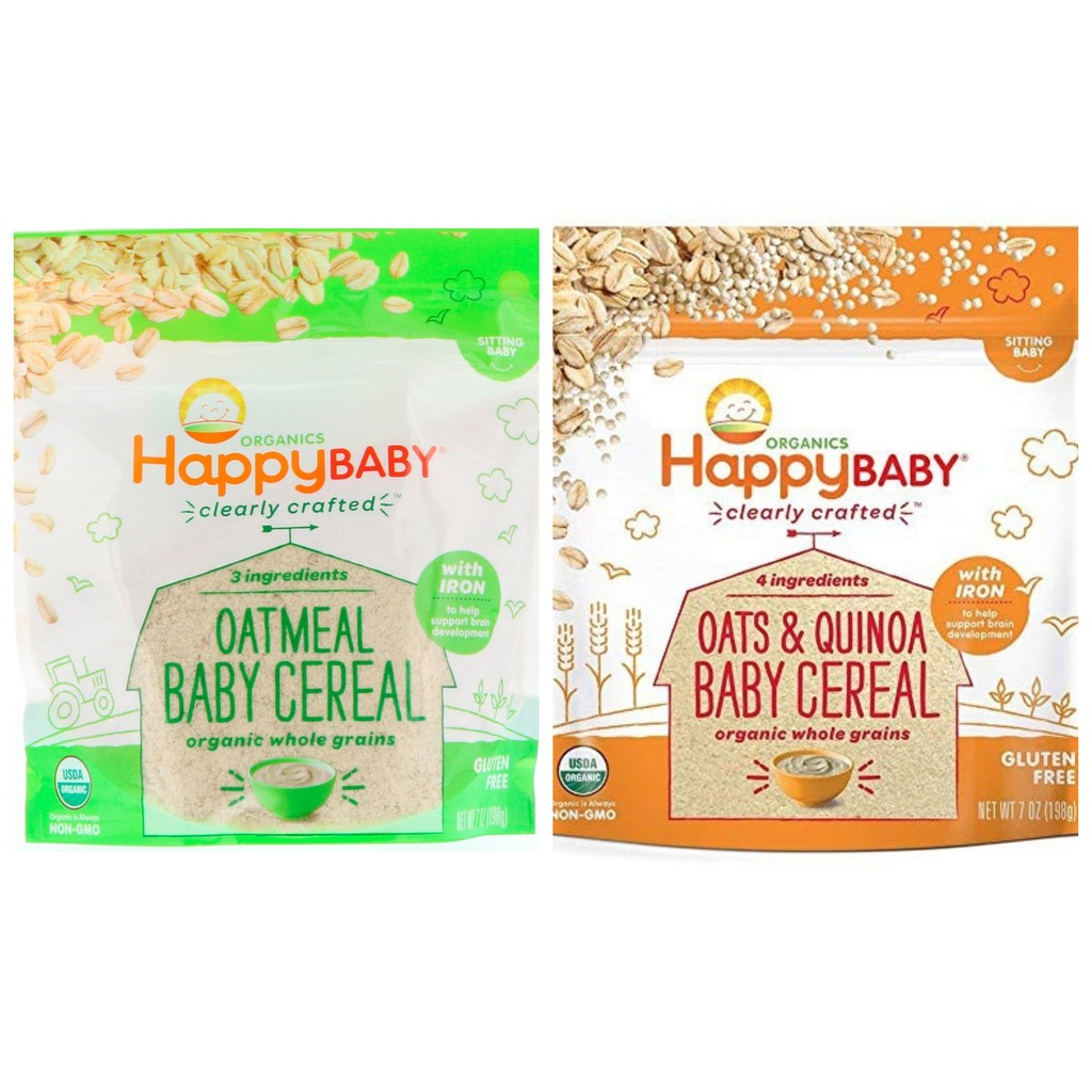 happy baby organic oats and quinoa