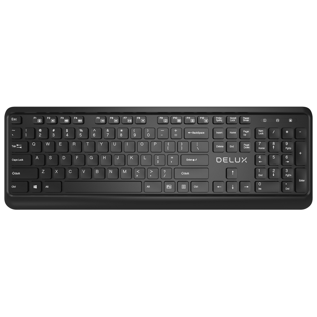 Delux Official Store KA190 Office Multimedia Keyboard | Shopee Philippines