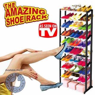 Amazing Shoe Rack 30 Pair Tier Free Standing Shopee Philippines