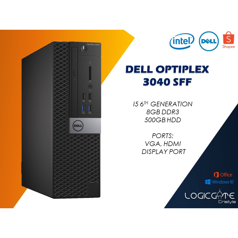 Dell Optiplex 3040 SFF i5/ i3 6th Gen/8GB/500GB SYSTEM UNIT | Shopee ...