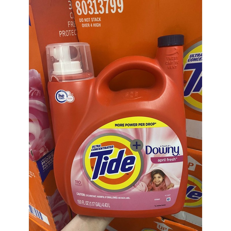 Tide Plus Downy April Fresh Scent Laundry Detergent 4 43 Liter Of America Shopee Philippines