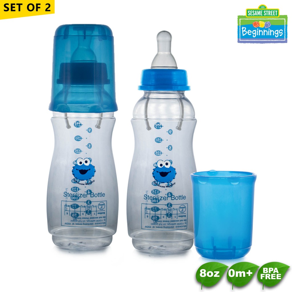 baby bottle set with sterilizer
