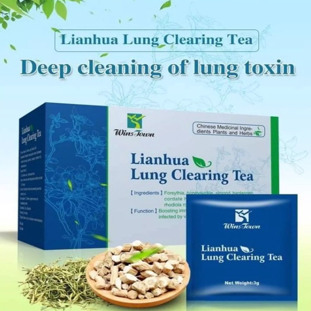 B & B Lung Clearing Tea Away Heat Detox Purify The Lung Relieve Throat ...