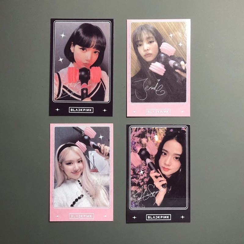 [ON HAND] Unofficial High Quality BLACKPINK Lightstick Ver 2 Photocards ...