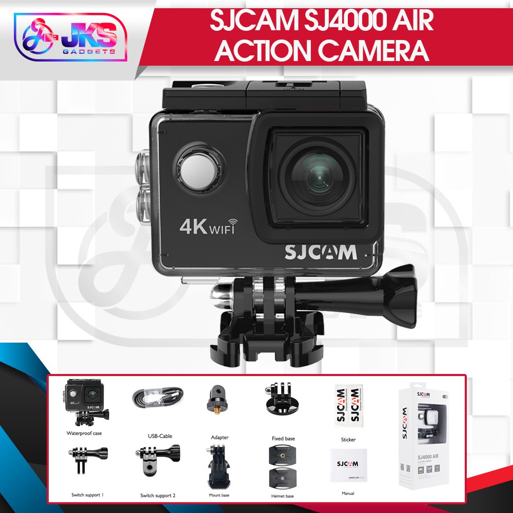 Graag gedaan Voorrecht Bermad SJCAM SJ4000 Air Wifi Action Camera | Shopee Philippines