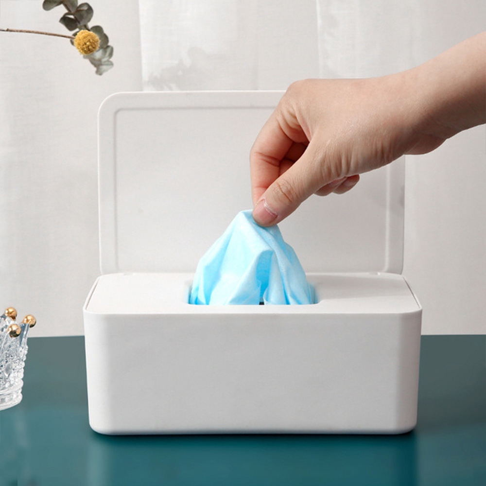 Portable Desktop Plastic Face Mask Storage Tissue Box Dust-proof Moistureproof Safe Mask Holder Organizer Accessories | Shopee Philippines