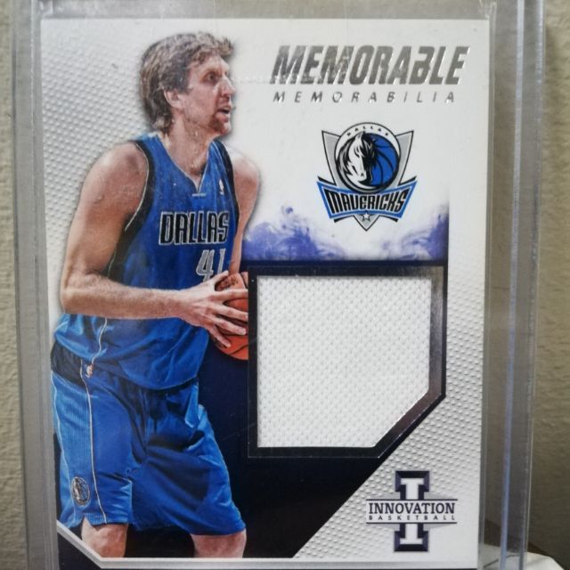 dirk nowitzki jersey card