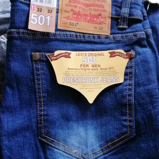 levi's original 501 preshrunk jeans