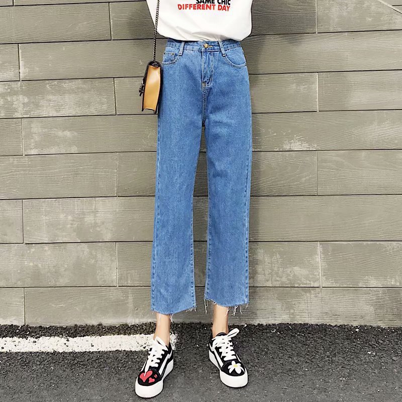 baggy cropped jeans