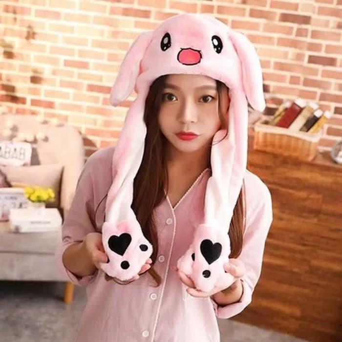 Bunny Hat / Rabbit Hat Twice Ear Move Kpop RANDOM Color Character