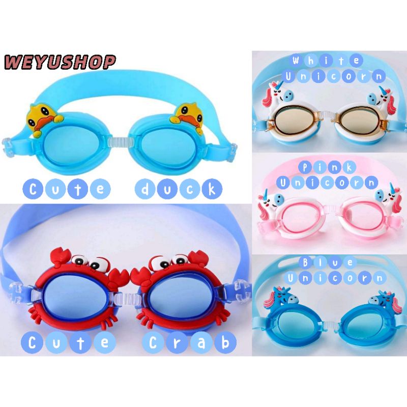 Kids Cartoon Swimming Goggles for Kids swim diving/Kid Swim Glass ...