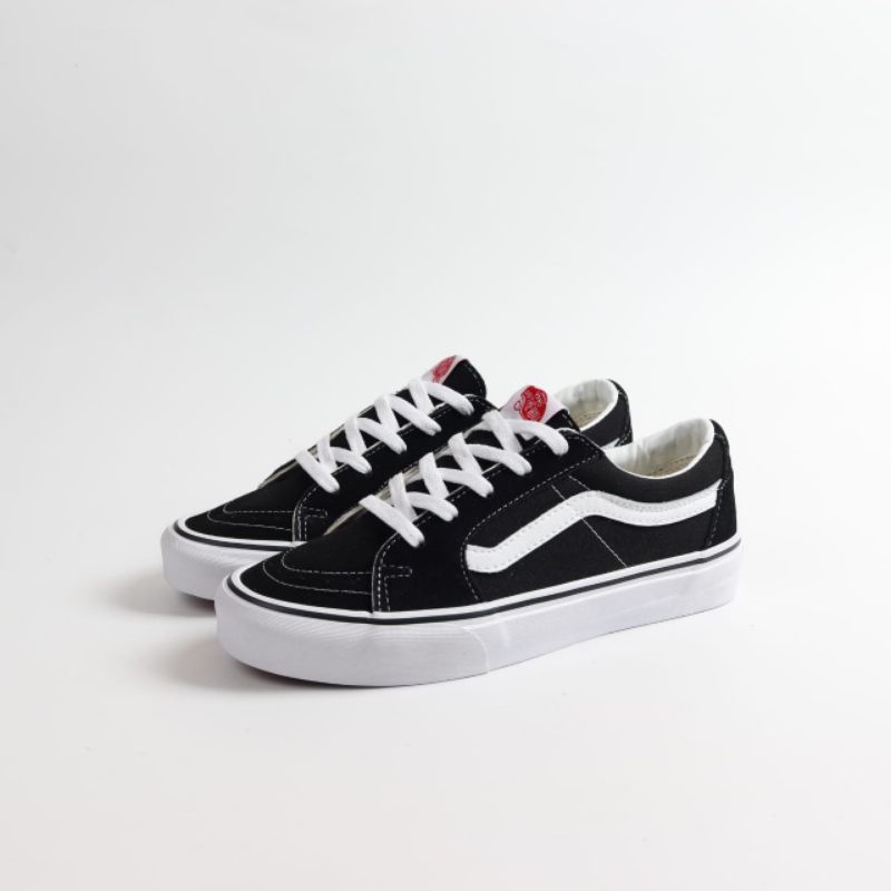 Vans Sk8 Low Black White Original Shoes | Shopee Philippines