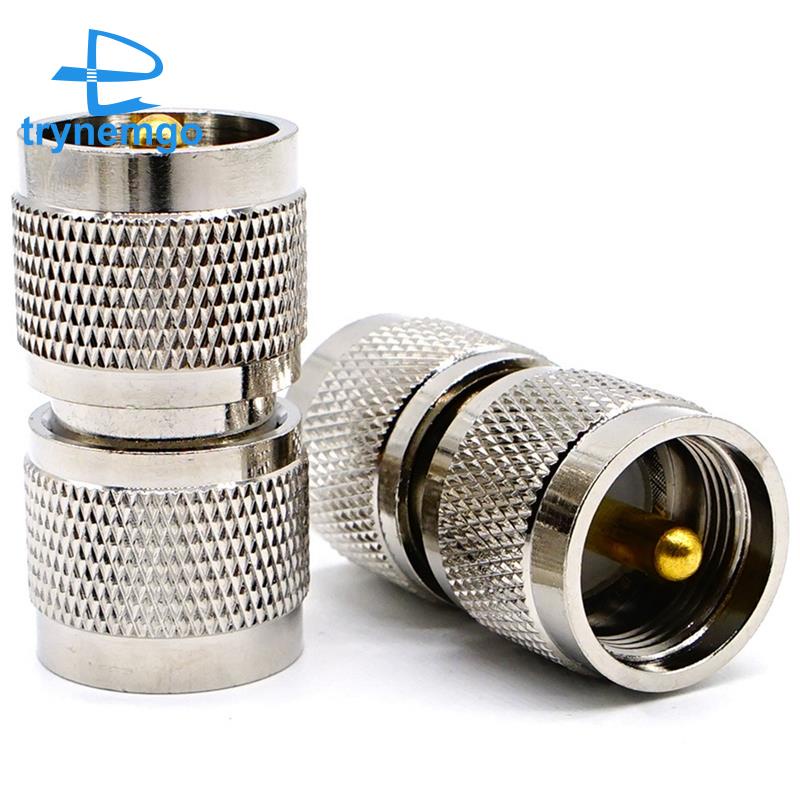 2PCS N Male to UHF Male PL-259 PL259 Connector RF Coaxial Adapter