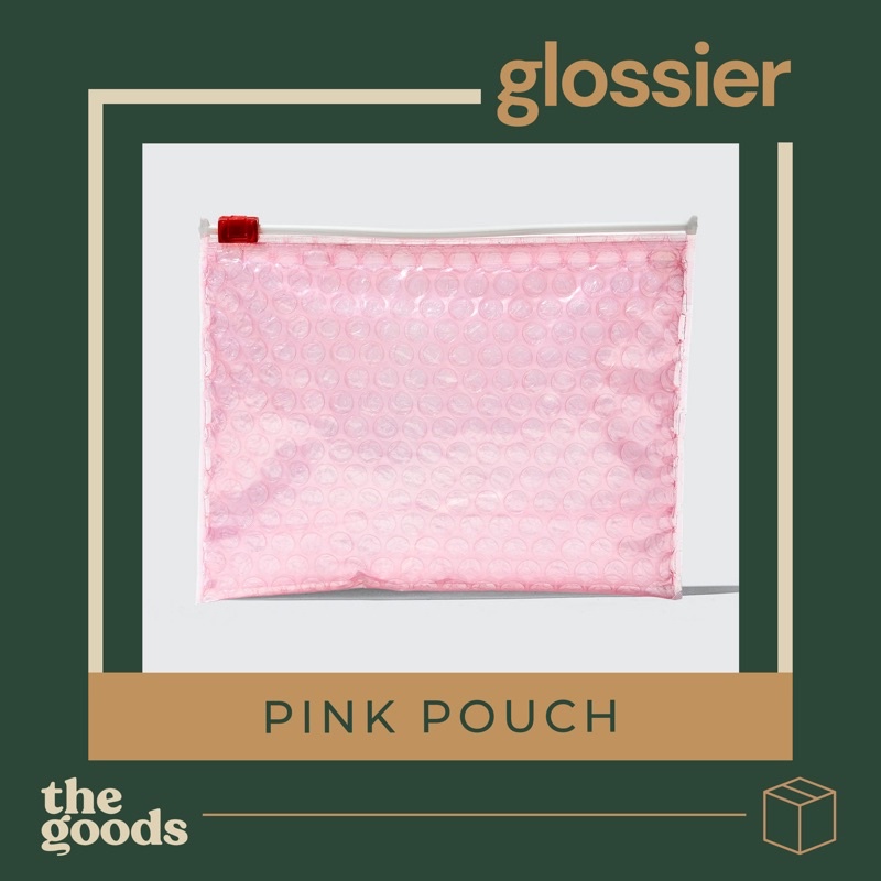Glossier Pink Pouch Bubblewrap Shopee Philippines