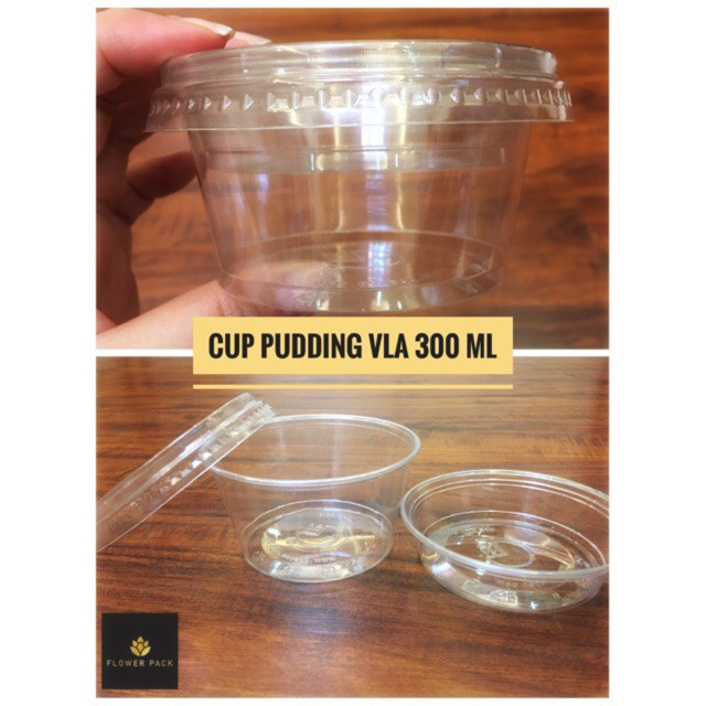 Original vla 300 ml pudding cup / 300ml vla pudding cup / 300ml vla cup