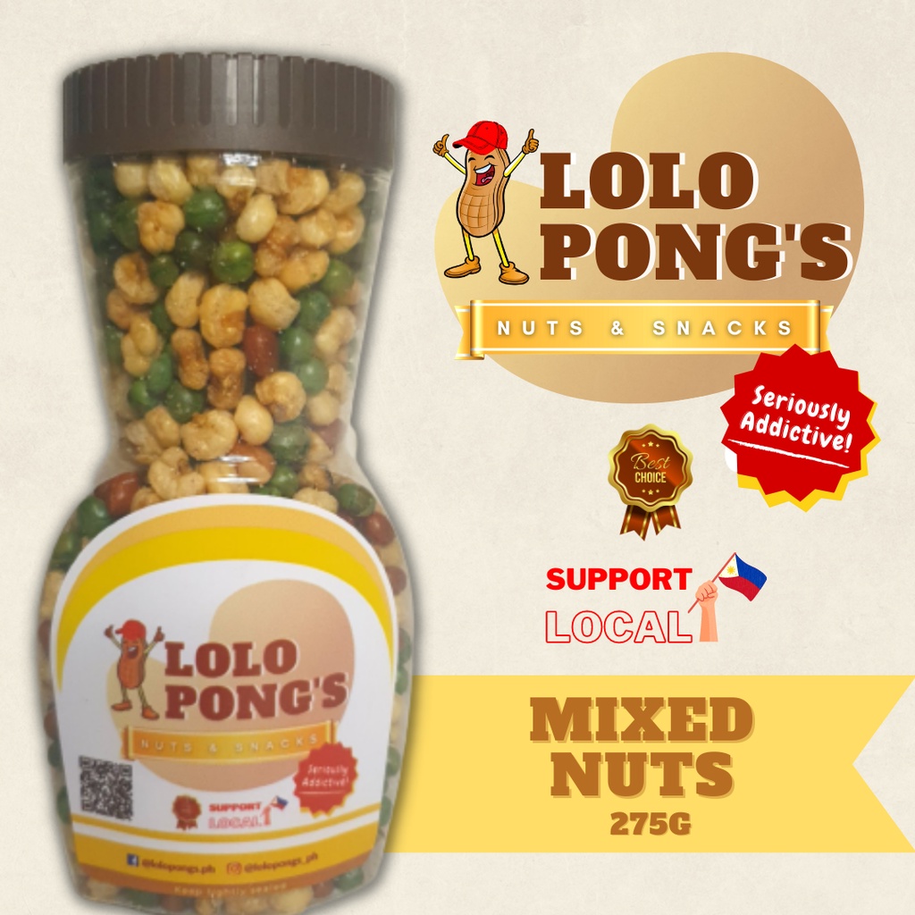 Mixed Nuts 275g jar Shopee Philippines