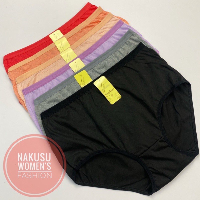 Nakusu 12Pieces Cotton Plus Size Panty Women's Underwear XXL 33