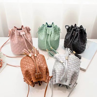 Yvon #905 New Fashion Mini Leather Tassel Sling bags for women