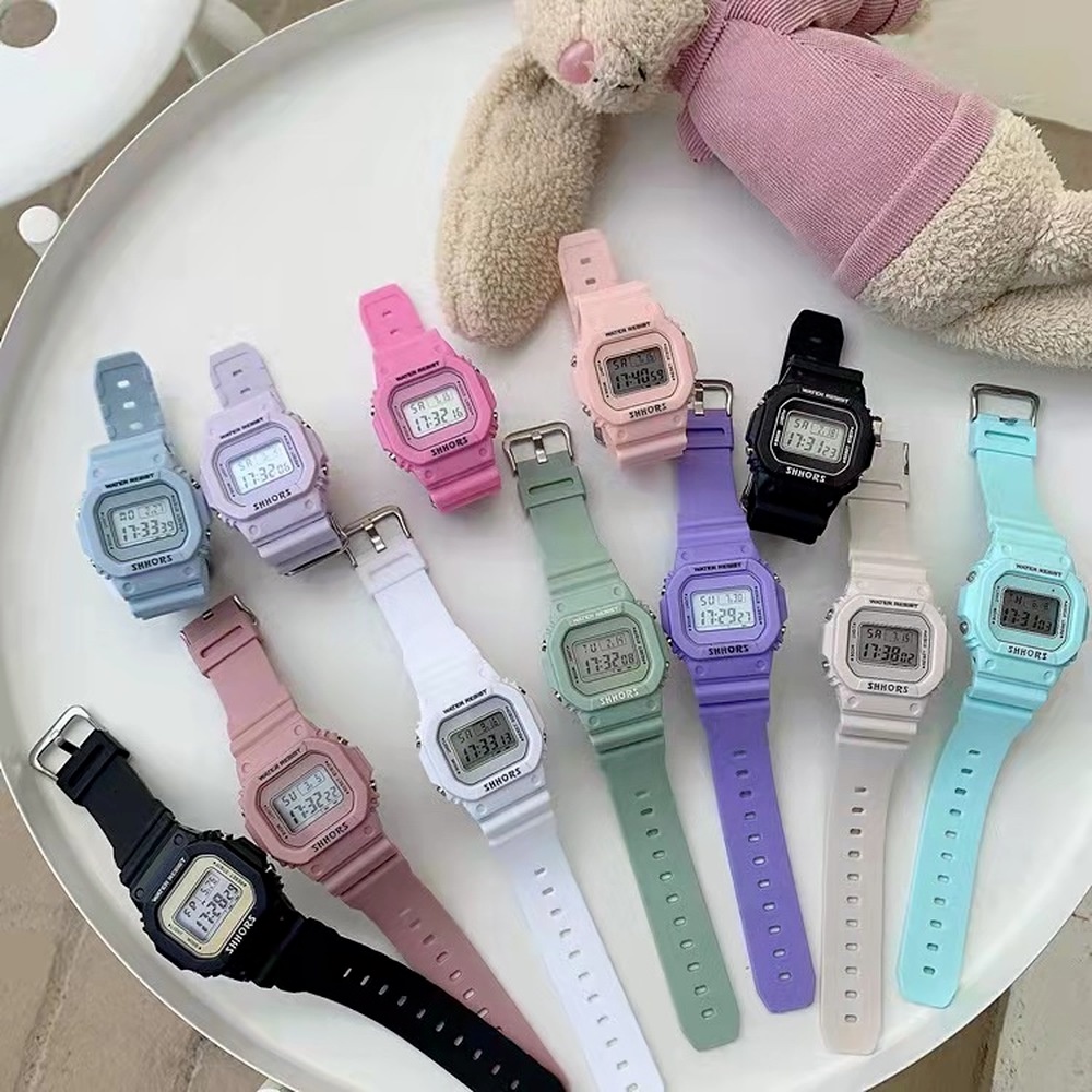 Fresh Digital Waterproof Sports Watch Unisex Rubber Sport Watch Shopee Philippines