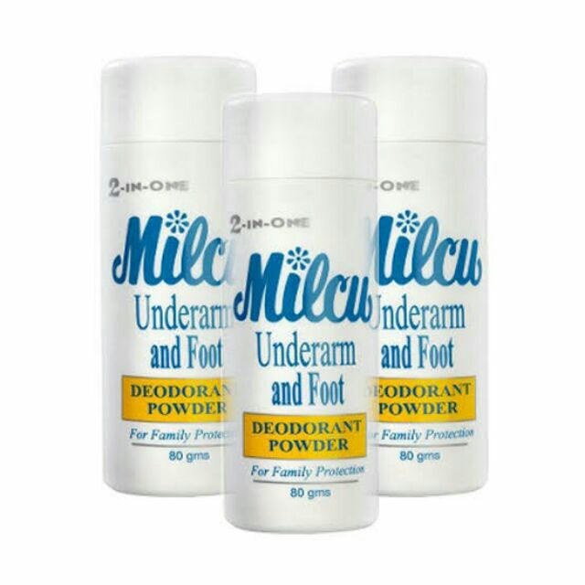 Milcu Underarm & Foot Deodorant powder Shopee Philippines