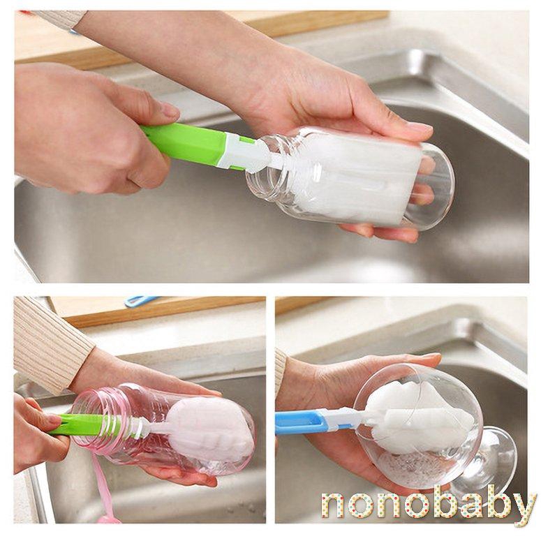 【nono】Kitchen Sponge Cup Wash Brush Bottle Wash Cleaning Tools | Shopee ...