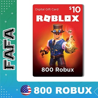 Robux Roblox 10 Gift Card 800 Points Shopee Philippines - roblox gift card philippines shopee