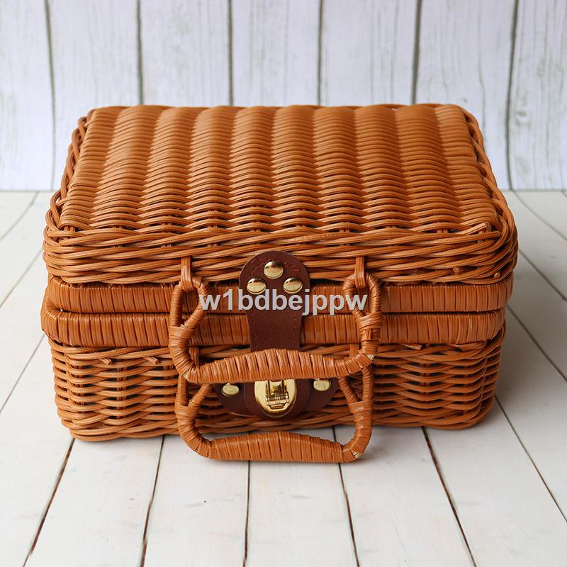 Rattan Storage Box Wicker Storage Box Picnic Basket Storage Basket