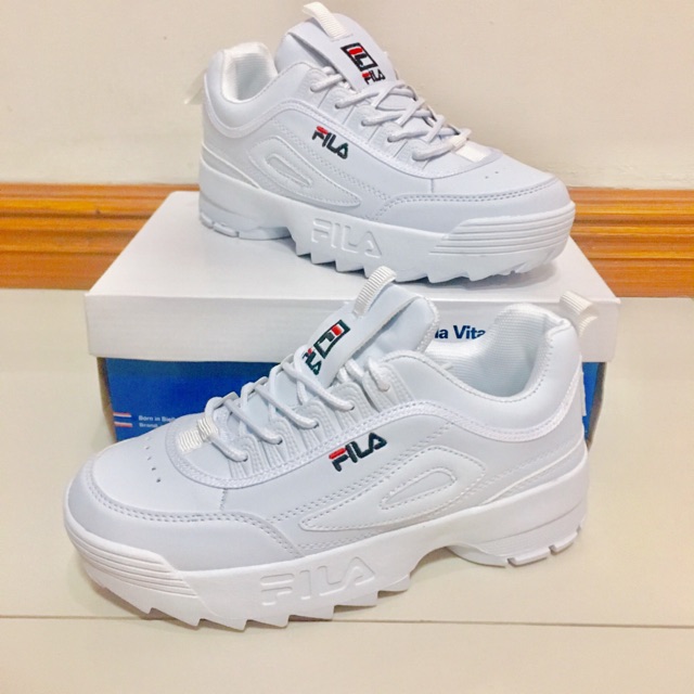 kids white fila