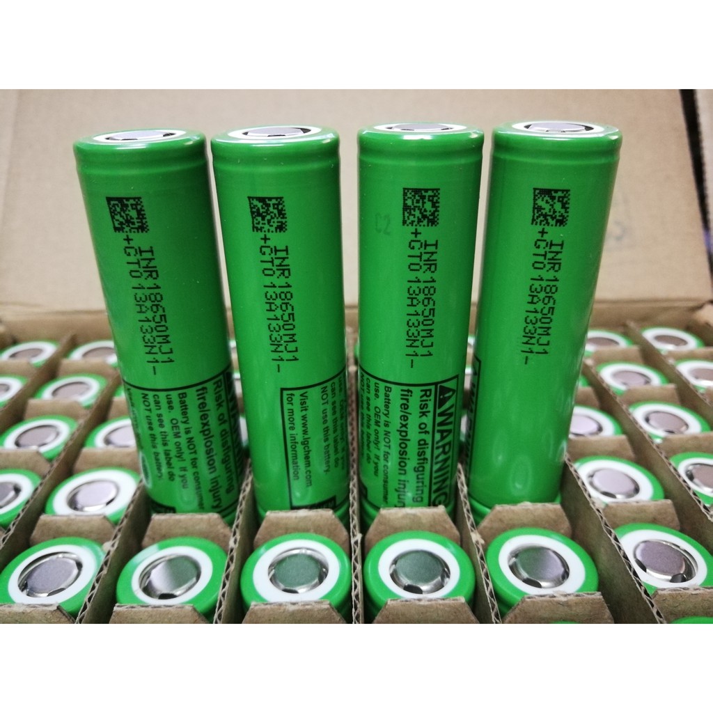 Brand New LG MJ1 18650 Battery, 3500mAh, 10A, 3.63V, Grade A Lithiumion (LG18650MJ1) 2020 cells