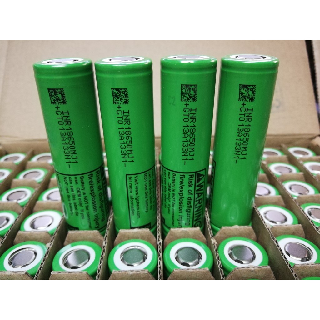 Brand New LG MJ1 18650 Battery, 3500mAh, 10A, 3.63V, Grade A Lithium ...