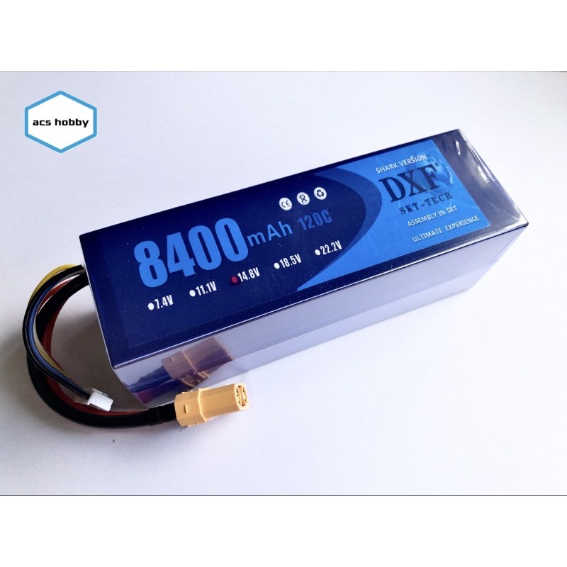 Batería Lipo SANKAKU 4S 14.8V 5000mAh 100C Con Conector EC5 Para Vehículos RC Buggy, Camión, Tanque Y Barca