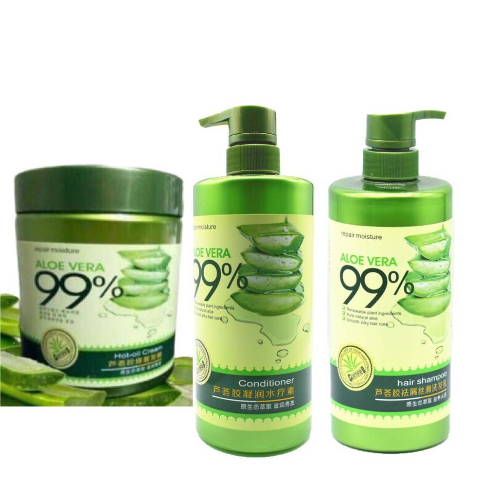 99 Aloe Vera Hair Shampoo 800ml Or Conditioner 700ml Or HotOil Cream