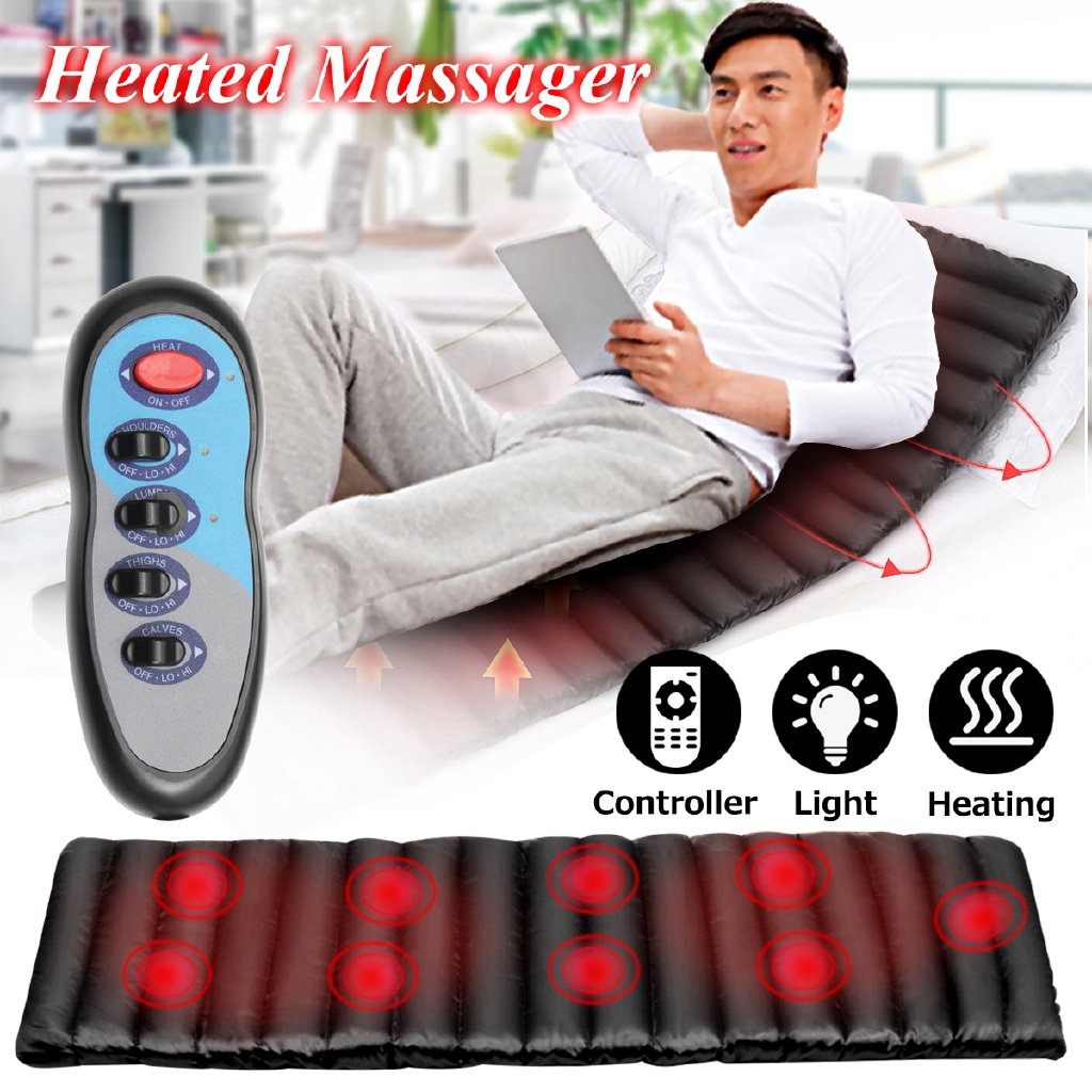 Electric Vibrator Massage Mat Mattress Full Heate