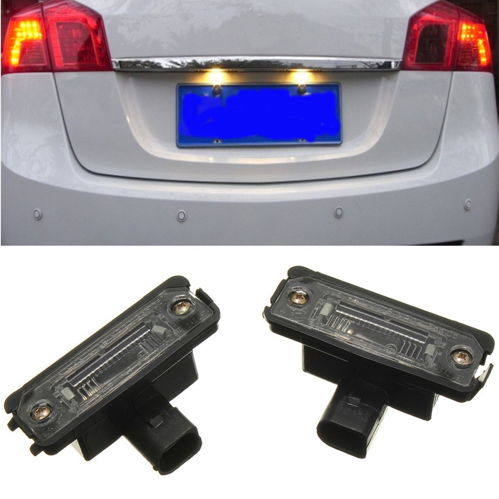 vw jetta license plate light