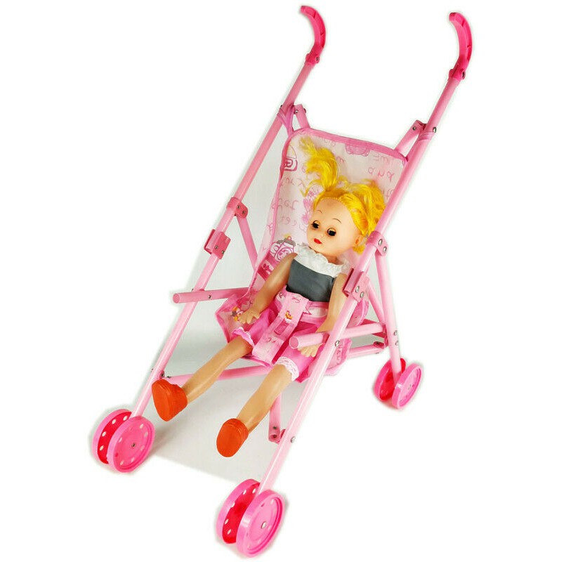 doll and pushchair