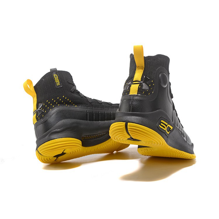 curry 4 black and yellow