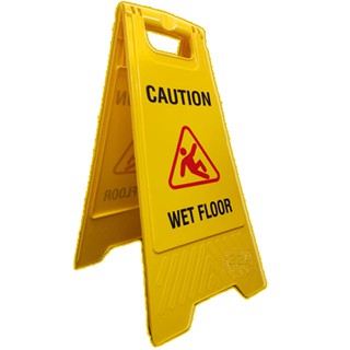 COD [#299] Floor Sign No Entry / Wet Floor Signage Safety Warning Sign ...