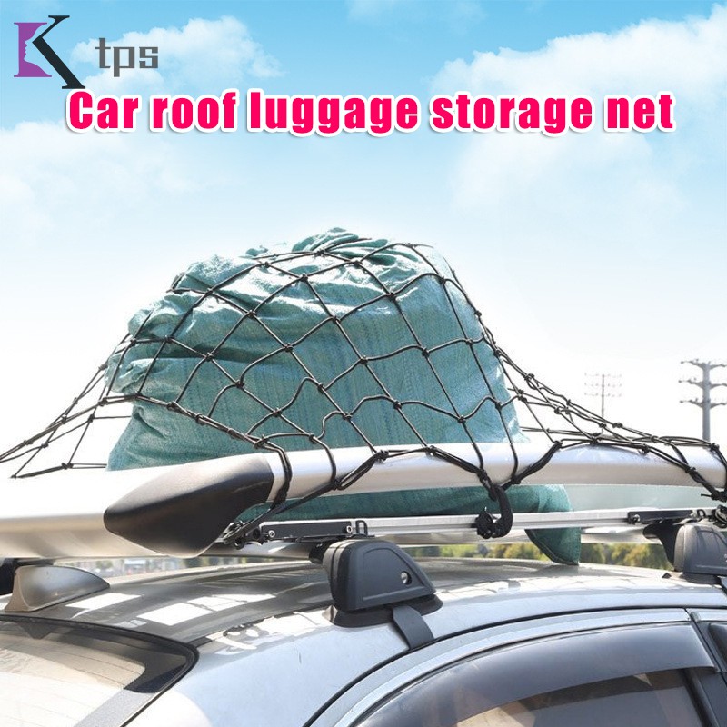 luggage on car roof